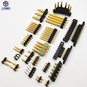 Tùy chỉnh mùa xuân thăm dò tải Brass POGO pin kết nối SMT mùa xuân thimble cao hiện tại đàn hồi điện cực POGO Pin - Product Image 2