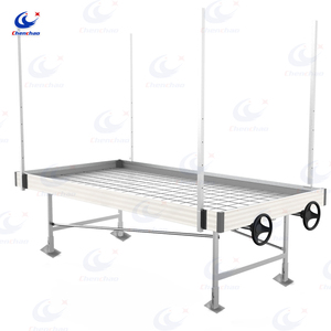 Banco di coltivazione automatico ChenChao con controllo PLC, sistema di irrigazione a flusso e riflusso intelligente per agricoltura smart, tavolo di coltivazione 4x8 - Product Image 2
