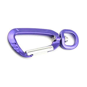 Mousqueton <span class=keywords><strong>pivotant</strong></span> en aluminium pour l'extérieur, mousqueton 4kN pour laisse de chien - Product Image 6