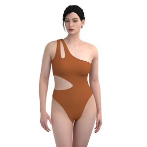 Costume da bagno bikini personalizzato con laccetti, perizoma, sexy, taglie forti, set corto/lungo in Spandex/Nylon con scritta, ideale per la spiaggia - MOQ basso, direttamente dalla fabbrica - Product Image 6