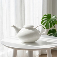 Théière en Porcelaine Fine (Bone China) Style Rétro Européen Britannique Qian Hu, Motif Floral, Bord Doré Véritable, Personnalisée en Usine, pour le Thé de l'Après-midi, Collection 2026