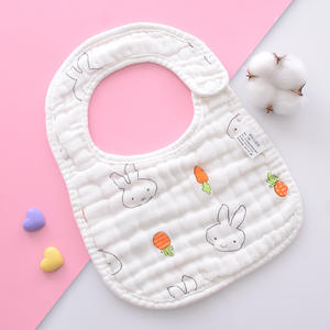 100% Organic Cotton Triangle Absorbent <strong>Baby</strong> <strong>Bibs</strong> Quick Dry <strong>Baby</strong> Bandana Organic Muslin <strong>Baby</strong> <strong>Bibs</strong> - Product Image 2