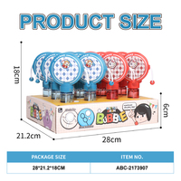 Jouet porte-bonheur personnalisé 3in1 tambour bulle bâton en gros 50ml bulle baguette en forme de tambour hochet bulle jouets sable marteau