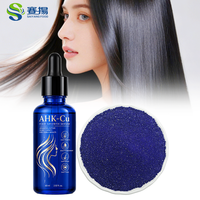 SAIYANG fournit de la poudre de peptide de cuivre Ahk-cu de haute pureté pour la croissance des cheveux, CAS 682809-81-0, tripeptide de cuivre-1 Ahk-cu pour les cosmétiques, matière première
