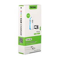 Vente en gros d'adaptateurs de charge rapide pour téléphone portable, accessoires portables en ABS, chargeur pour voiture 12V