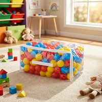 Vente en gros d'usine, balles rebondissantes colorées pour enfants en plastique LDPE transparent épaissi, jouet gonflable pour enfants de 3 à 6 ans