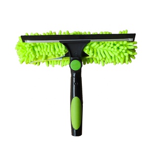 <span class=keywords><strong>Kit</strong></span> de <span class=keywords><strong>lavage</strong></span> de <span class=keywords><strong>vitres</strong></span> 3 en 1 avec 10 pôles d'extension, 2 brosses en microfibre et raclette, outil de nettoyage de <span class=keywords><strong>vitres</strong></span> télescopique - Product Image 3