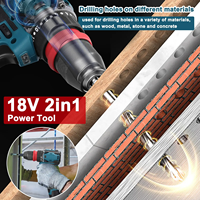 Taladro inalámbrico portátil Tool Leader de 18V, destornillador flexible, mini taladro, taladros eléctricos de alta calidad para el hogar