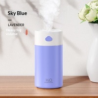 Nouvel humidificateur d'air USB pour la maison et la voiture, mini, faible bruit, fonction de minuterie, grande capacité 400 ml, aromathérapie, cadeau