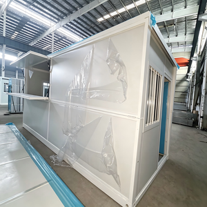 Casa Prefabricada Tipo Kiosco, Contenedor Móvil de Acero con Panel Sándwich y Ventana de Venta para Comercios o Sala de Seguridad - Product Image 4