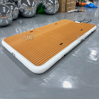 Plate-forme gonflable de quai 8ft/10ft/12ft radeau flottant plate-forme gonflable de quai flottant avec échelle