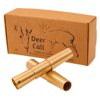 Prix usine laiton chasse leurre appelant sifflet Deerlet appel chasseur bionique leurre chasse appelant sifflet