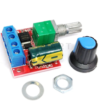 Modulación de ancho de pulso PWM DC controlador de velocidad del Motor módulo regulador de Control 5A Función de interruptor 90W 4,5-35V Placa de atenuación LED