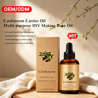 Huile Essentielle de Cardamome en Gros, Pressée à Froid, Extrait Pur de Plante, Huile pour Massage Corporel, Soins de la Peau et des Cheveux, Aromathérapie, Fabrication de Diffuseurs