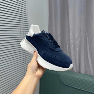 รองเท้ารุ่นใหม่ปี 2026 Alexander Fashion Trend รุ่นสปริง น้ำหนักเบา ทรงหุ้มข้อสูง แบบผูกเชือก Mc. รองเท้าส้นสูงทรงหางแมงป่องหนังกลับแบบลำลองสำหรับผู้หญิง - Product Image 1