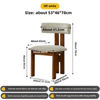 Vente en gros Ensemble de 4 chaises de salle à manger en bois-Design moderne nordique pour restaurant et banquet