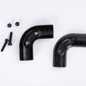 H-90 אלקטרופורזה שחור אלקטרופורזה חתיכת מחבר צינור מתכת לשימוש לוגיסטי ואחסון - Product Image 1