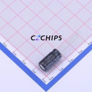 Condensador Electrolítico de Aluminio de Orificio Pasante KF102M016F160A, Componente de Orificio Pasante (THT), D8xL16mm 1000uF 20% 16V 3.5mm - Product Image 1