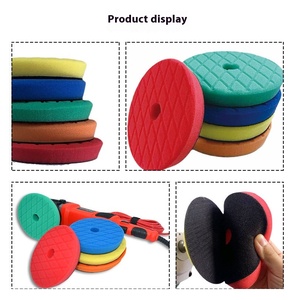 Almohadilla de Pulido de Espuma con Velcro para Detallado de Automóviles, con Almohadillas de Esponja para Pulir, Compatible con Pulidoras de Automóviles DA/RO/GA - Product Image 3