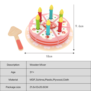 <span class=keywords><strong>Jouet</strong></span> <span class=keywords><strong>en</strong></span> <span class=keywords><strong>bois</strong></span> pour enfants, simulation de gâteaux, anneau de lune, découpe, jeu de <span class=keywords><strong>cuisine</strong></span> éducatif, jeu de rôle, cosplay, gâteau d'anniversaire - Product Image 2