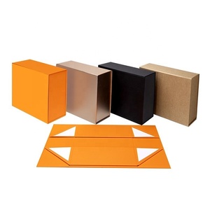 Nhà máy tùy chỉnh sang trọng cứng nhắc có thể gập lại phẳng-gói từ đóng cửa Quà tặng hộp các tông - Product Image 3