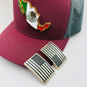 SOON Épingles à chapeau en métal, badges 3D, design Mexicain Américain de la Mort, utilisation universelle en extérieur et en intérieur, accessoires promotionnels - Product Image 2