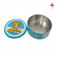 Boîtes en fer blanc personnalisées et raffinées pour biscuits de Noël, avec impression numérique et offset, finition brillante, pour pizzas et aliments pour bébés