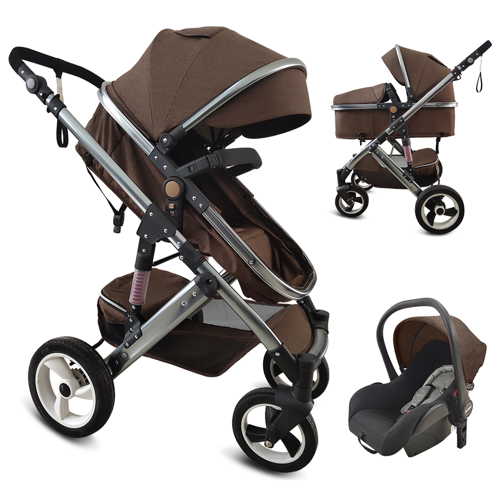 Wholesale Travel System Newborn Baby Car Seat and Stroller Set Four Wheels Infant  Baby Stroller Pram 3 in 1 With Car Seat| Alibaba.com