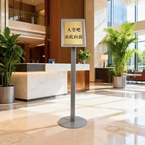 Support d'affichage intérieur pour graphiques A3 ou A4 avec <span class=keywords><strong>cadre</strong></span> à clip et patins antidérapants - Product Image 2