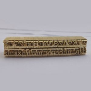 Custom Flexible Brass Letter Mold for DIY Hot Foil Stamping Coding Machines Metal Packaging Flexible Alphabets Numbers Symbols - Product Image 3