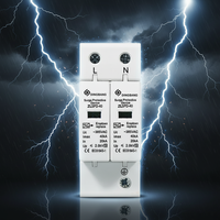 SPD-40 20KA-40KA Uc AC 220v 275v 385v 2P dispositif de protection contre les surtensions monophasé parafoudre SPD