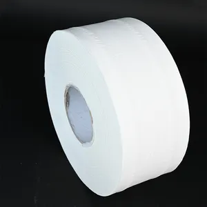 Custom Cheap White Mini Jumbo Toilet Roll 250m 2ply 140m Bulk Toilet Paper Jumbo Roll