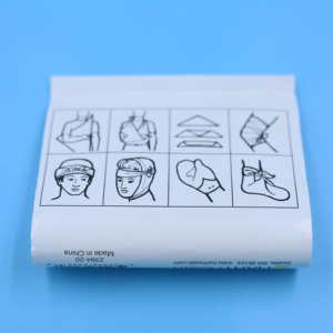 ผ้าพันแผลรูปสามเหลี่ยมสีธรรมชาติแบบใช้ซ้ำได้ ไม่ผ่านการย้อมสี สำหรับปฐมพยาบาล - Product Image 5