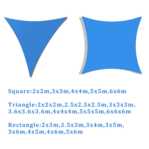 Triangolo Kazakhstan Kyrgyzstan Tajikistan uzbekan spiaggia blu vento ombra materiale vela rotoli/ombra Privacy esterna - Product Image 6