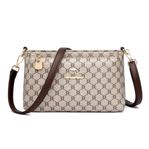 Nuova <span class=keywords><strong>Borsa</strong></span> Estiva alla Moda per Donna in PU, Versatile <span class=keywords><strong>Borsa</strong></span> a <span class=keywords><strong>Tracolla</strong></span> di Grande Capacità con Cerniera - Product Image 5