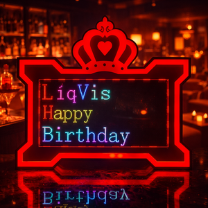 Exhibidor de Botellas LED de Lujo LiqVis, Acrílico <span class=keywords><strong>Deluxe</strong></span>, Formas Especiales Novedosas, Logotipo Personalizado Brillante, para Bares, Discotecas y Fiestas - Product Image 4