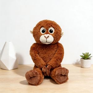 دمية قرد طويلة الأذرع من القطيفة بطول 36 سم، دمية قرد صغيرة شهيرة مريحة للعب والراحة. - Product Image 4