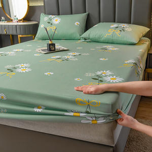 Ensemble de lit imperméable en coton lavable et doux pour la peau Couvre-matelas une pièce Séparez la saleté et l'urine - Product Image 2