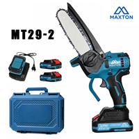 Mini tronçonneuse sans fil MAXTON MT29-2, tronçonneuse à chaîne sans balais