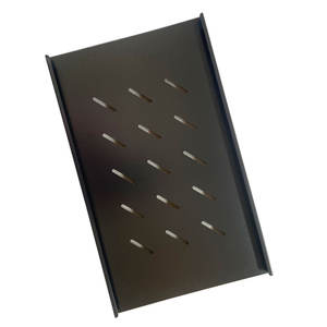 Plateau de clavier réglable de 19 pouces, étagère fixe et coulissante, profondeur 250 mm 350 mm, étagère cantilever pour armoires réseau - Product Image 1