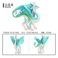 Vente en Gros PVC Solide Simulation Myth Figures Princesse Dragon Animal Jouet Figurines
