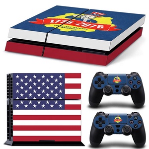 Pour PS4 autocollants pour <span class=keywords><strong>Playstation4</strong></span> Slim/Pro Console et contrôleur vinyle peau décalcomanies vin autocollant de protection - Product Image 6