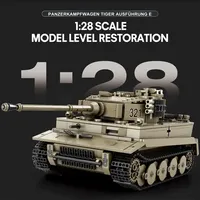 Reobrix 77031 2025 Nuevos Tanques Clásicos de la Segunda Guerra Mundial, Modelo de Tanque Pesado, Serie Militar, Ladrillos, Juguetes de Construcción DIY, Regalos para Niños, Conjuntos de Bloques de Construcción
