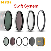 Kit NiSi Swift VND Mist, kit VND True Color, kits supplémentaires True Color, VND ND Black Mist 1-5 stops, anneau adaptateur UV IR-Cut