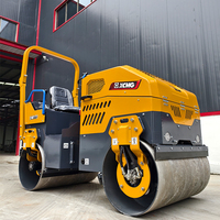 Rouleau compresseur routier de 2 tonnes, haute puissance, XCMG, avec moteur diesel, système hydraulique, mini rouleau à vendre