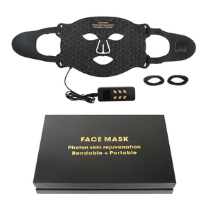 <span class=keywords><strong>Masque</strong></span> facial en silicone amélioré 510K le plus vendu : 240 LED pour thérapie par lumière rouge et bleue pour le rajeunissement facial à domicile (avec cache-yeux) - Product Image 5