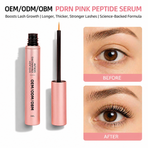 Sérum de croissance pour cils, essence stimulante, vente en gros, personnalisé, sans cruauté, végétalien, 100% pur naturel, OEM, marque privée, sérums pour cils - Product Image 1