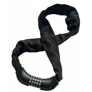 Cadenas à combinaison <span class=keywords><strong>pour</strong></span> vélo d'enfant, universel <span class=keywords><strong>pour</strong></span> vélos et trottinettes d'enfants, cadenas de sécurité antivol avec <span class=keywords><strong>housse</strong></span> en tissu - Product Image 4