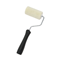 Pinceau de rouleau de peinture en laine bricolage de haute qualité de 4 pouces pour la peinture de maison de qualité industrielle avec support de personnalisation OEM