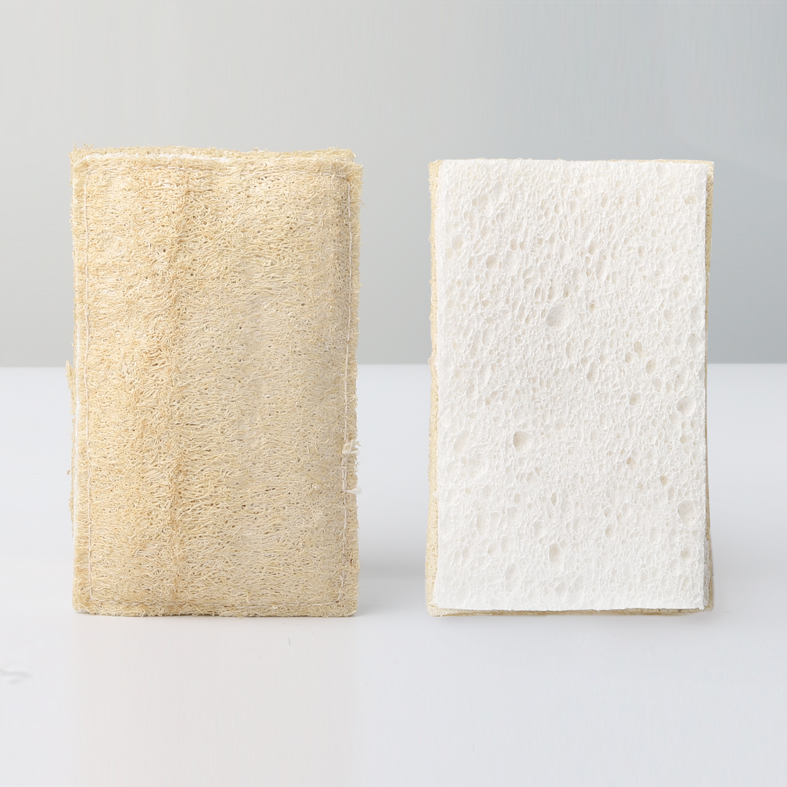 Экологичные биоразлагаемые чистящие губки для посуды, кухонные Целлюлозные чистящие губки из люфы, скребок